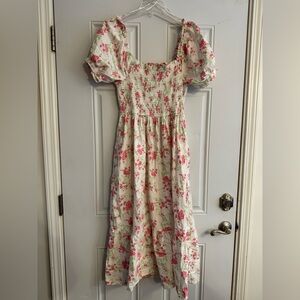 💕2 for $20💕Jessica Simpson Pink and Green Floral Dress